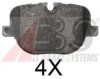 A.B.S. 37802 Brake Pad Set, disc brake